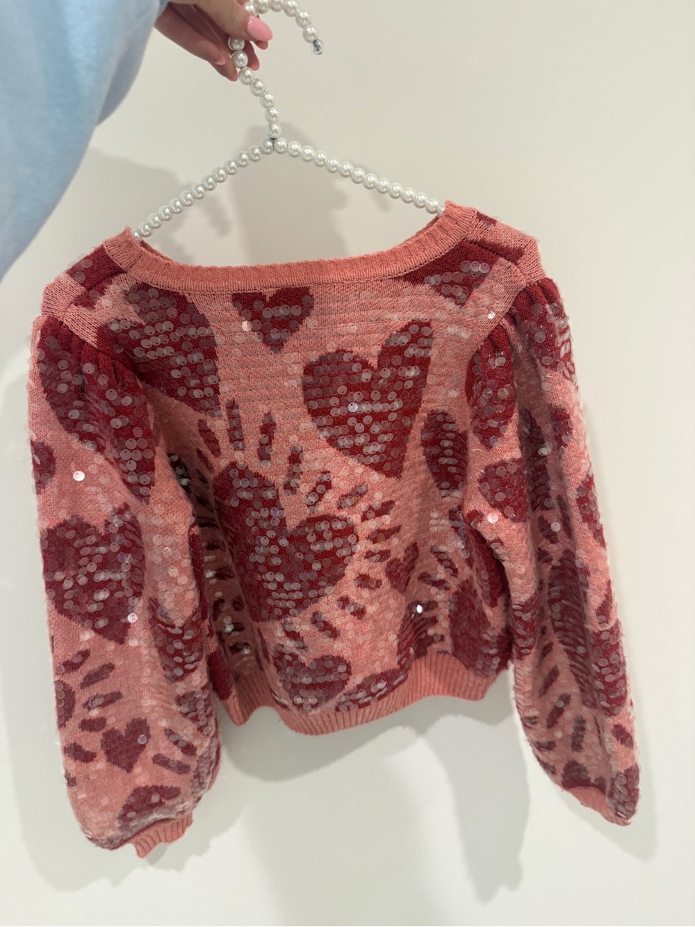Farm Rio Heart Glitter Sweater - Picture 2 of 3